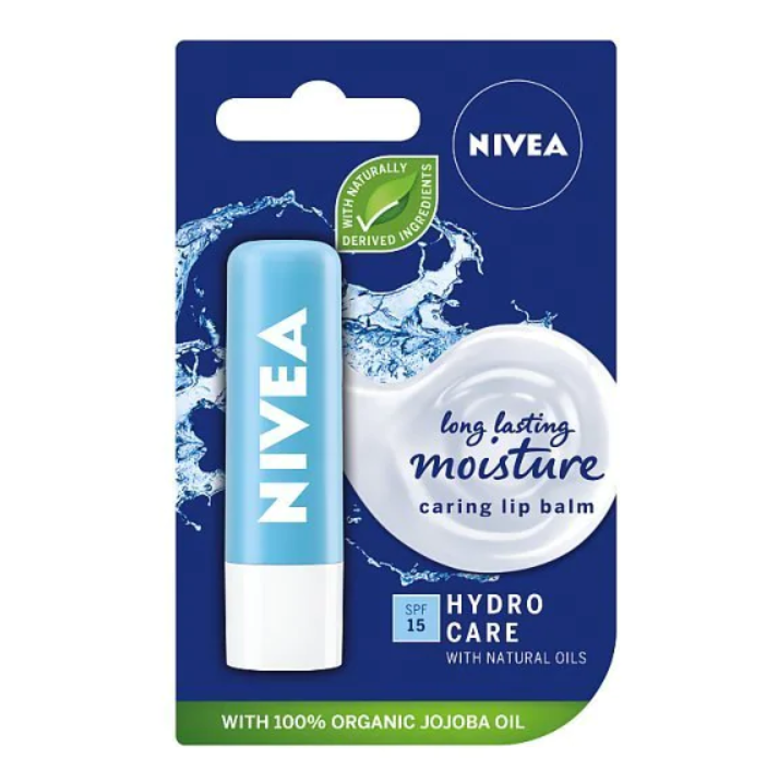 Nivea Hydro Care Lip Balm With SPF15 4.8g