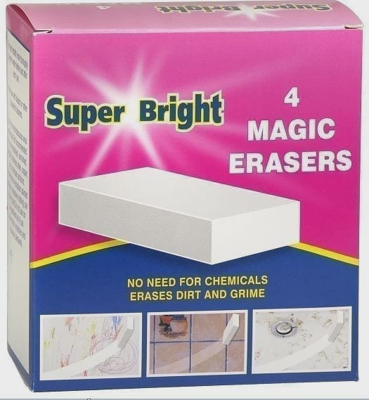 Super Bright Magic Eraser 4pk