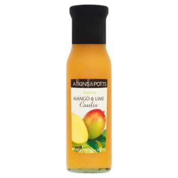 Atkins & Potts Mango & Lime Coulis 250g