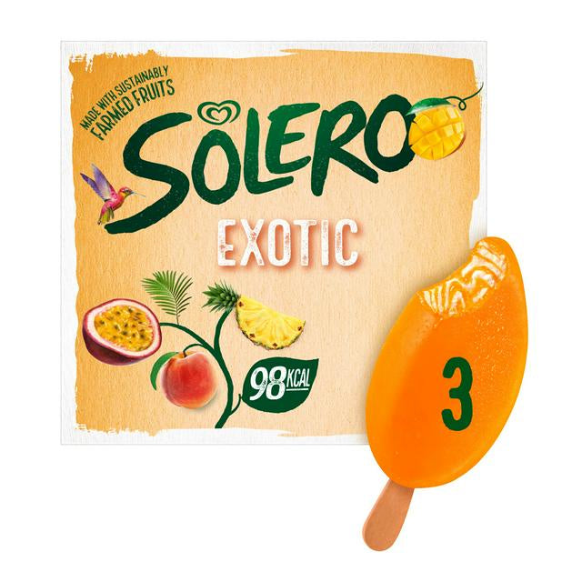 Solero Exotic Explosion Ice Cream 3 x 270ml