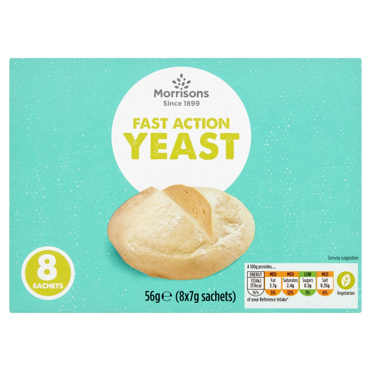 M Fast Action Yeast Sachets 56g