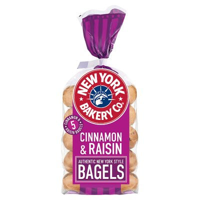 New York Cinnamon & Raisin Bagel 4pk