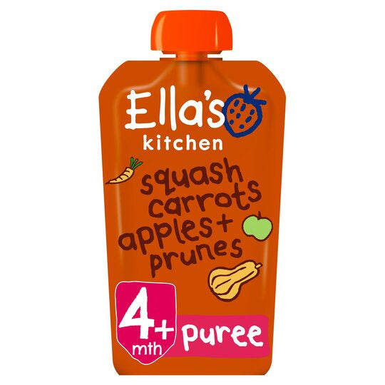 Ellas Kitchen Squash Carrots Apples Prunes Pouch 120g