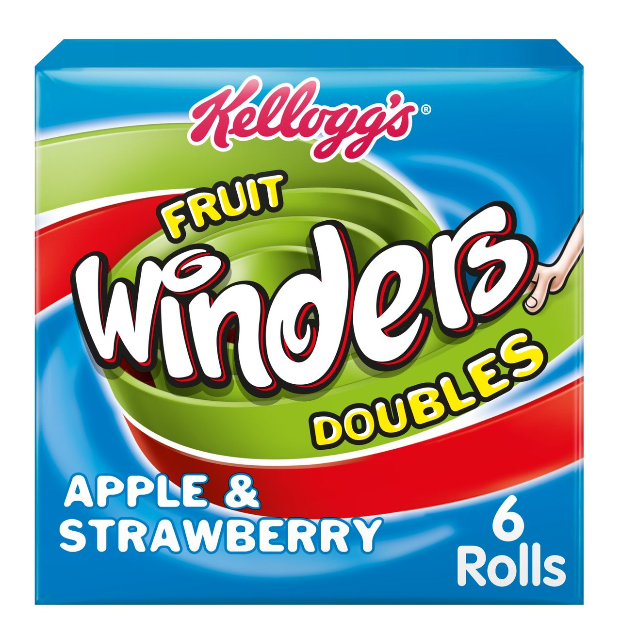 Kelloggs Fruit Winders Rolls Strawberry & Apple 17g 5pk