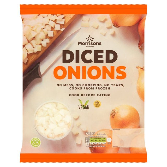 Morrisons Ready Prepared Diced Onions 500g