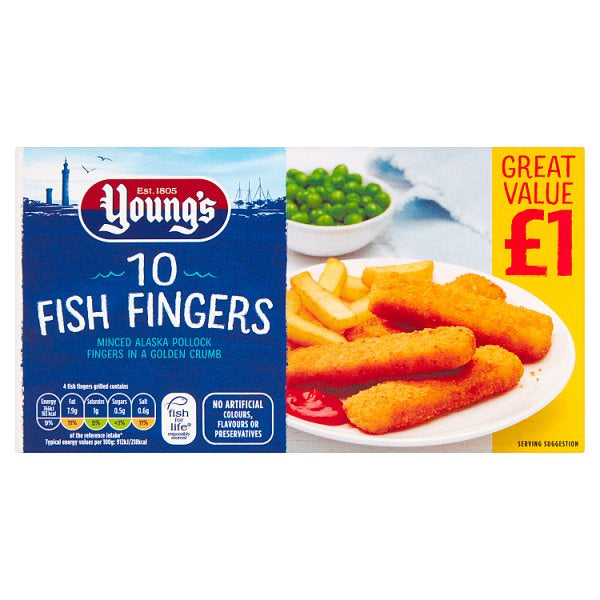 Youngs Fish Fingers 10pk