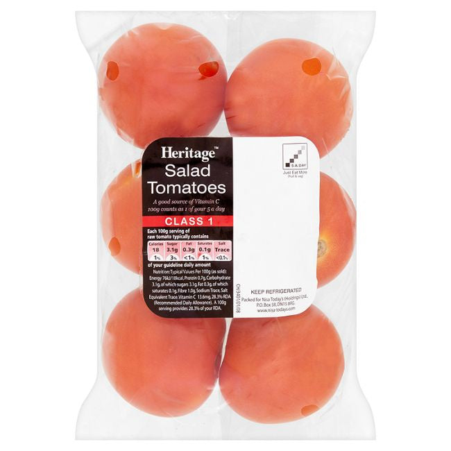 Heritage Salad Tomatoes 6pk