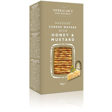 Verduijns - Savoury Cheese Wafers with Honey & Mustard 75g