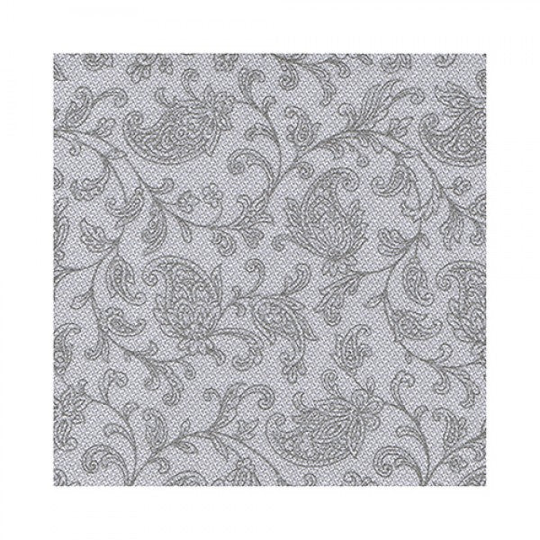 Royal Collection Grey Ornament Napkins 25 x 25 pk 20