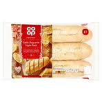 Co op Garlic Baguette Triple Pack 510g