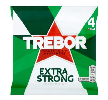 Trebor Extra Strong Peppermint 4pk