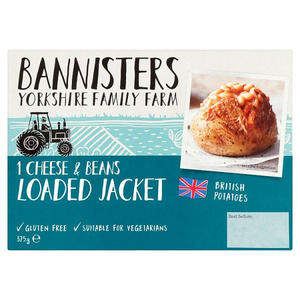 Bannisters Farm Jacket Potato Cheese and Beans 375g