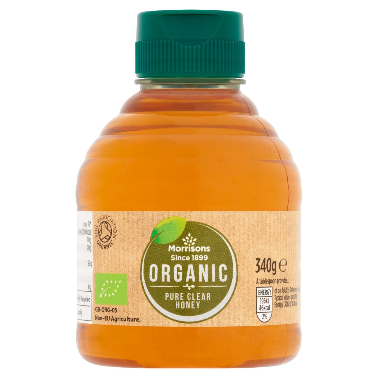 Morrisons Squeezy Organic Honey 340g