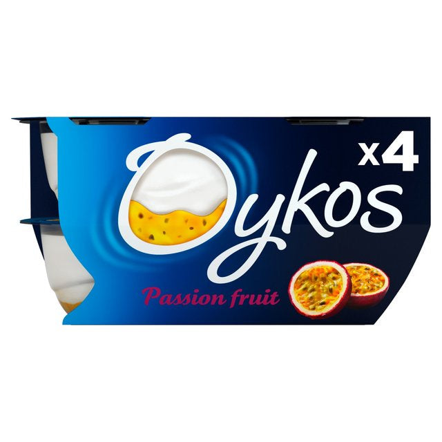 Oykos Luxury Yoghurts Passionfruit 4pk