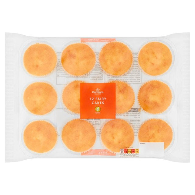 Morrisons Plain Fairy Cakes 12pk