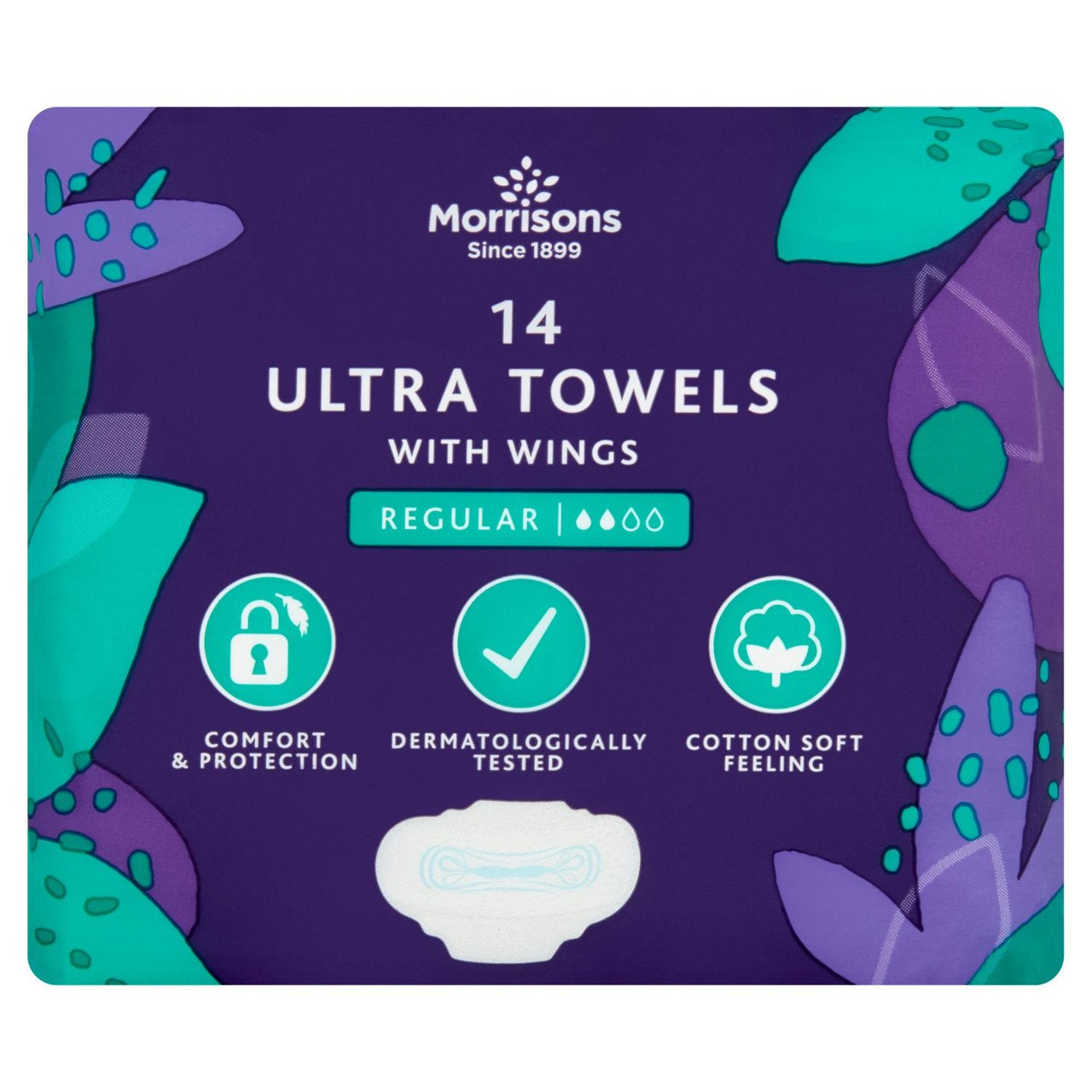 M Ultra Towel Regular Wings 14pk