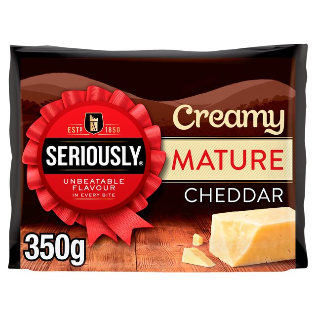 Seriously Creamy Mature White Cheddar 350g