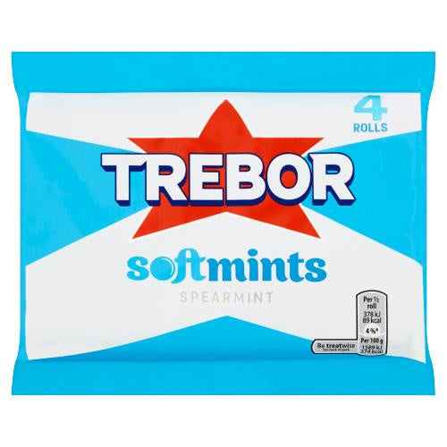 Trebor Softmints Spearmint 4pk