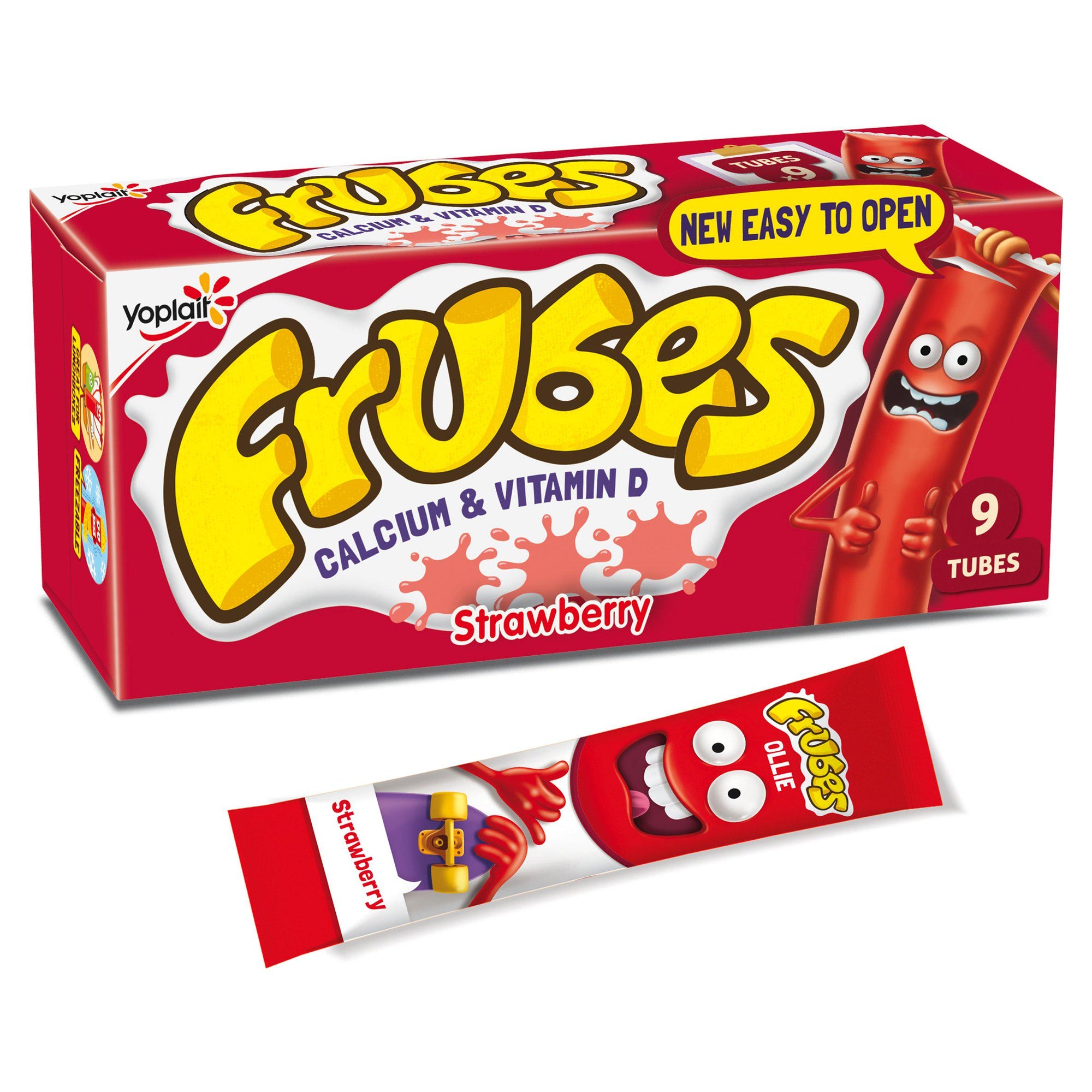 Frubes Strawberry Flavour 9 x 37g