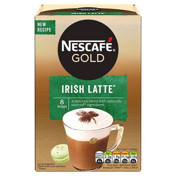 Nescafe Gold Coffee Sachets - Irish Cream 8pk