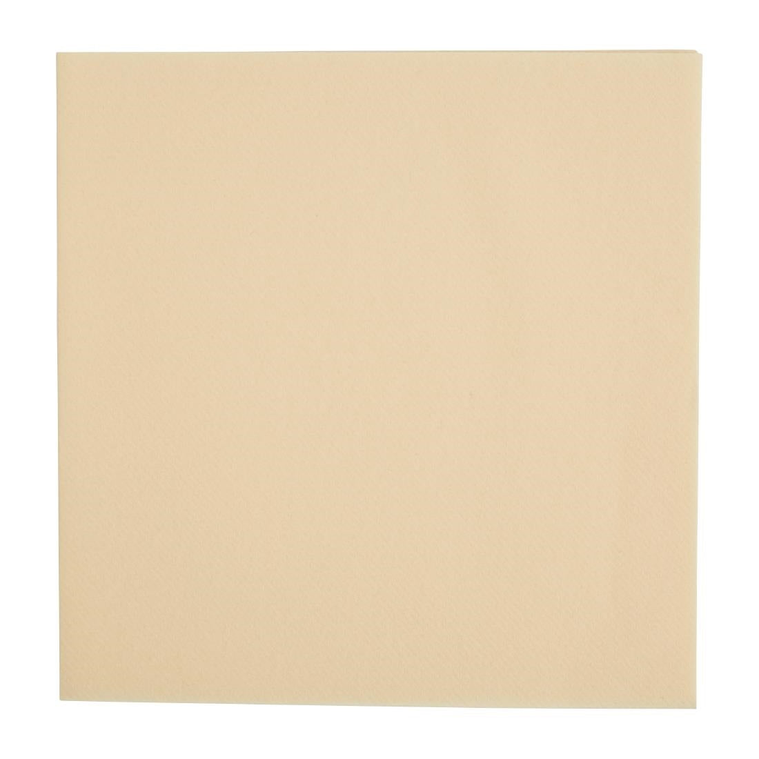 Plain Cream Napkins 50pk