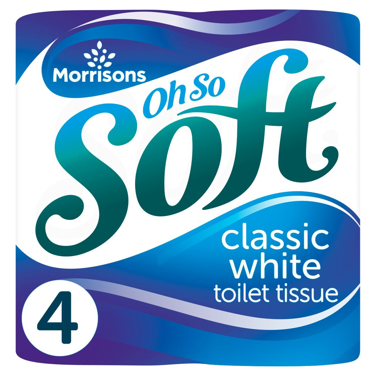 Morrisons Toilet Tissue White 4pk