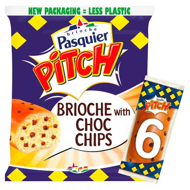 Pasquier Brioche Rolls with Chocolate Chips 6pk