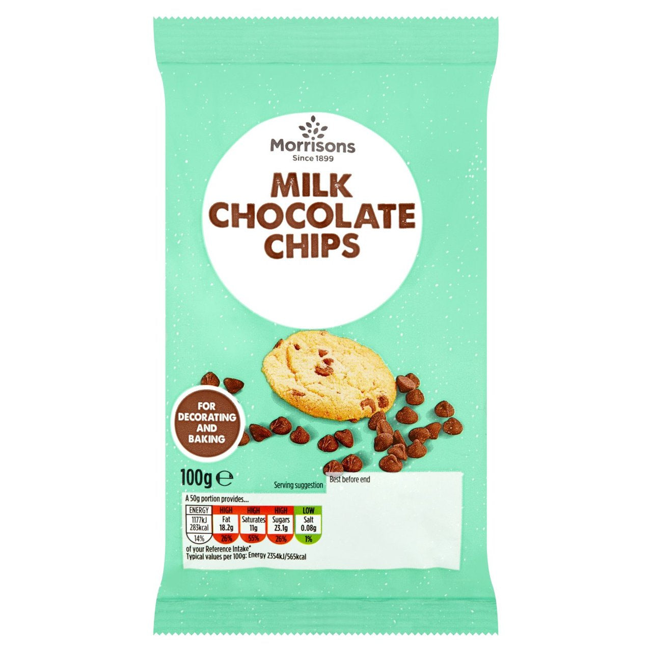 M Milk Chocolate Chips 100g