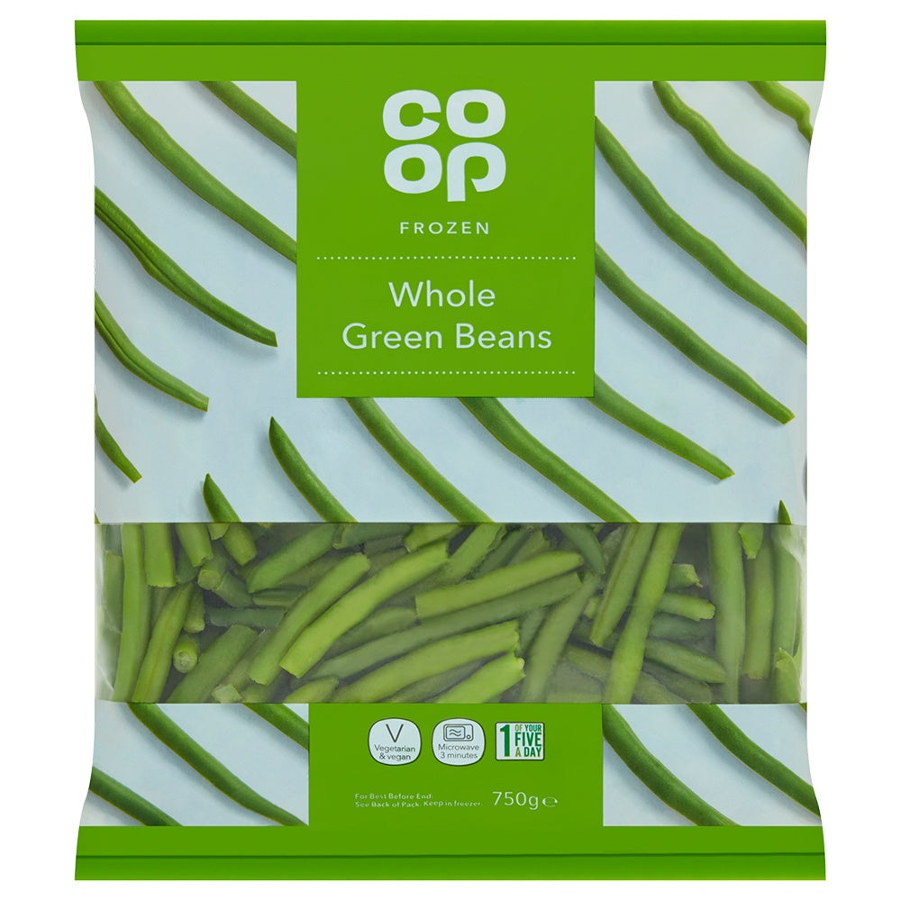 Co-op Whole green Beans 750g