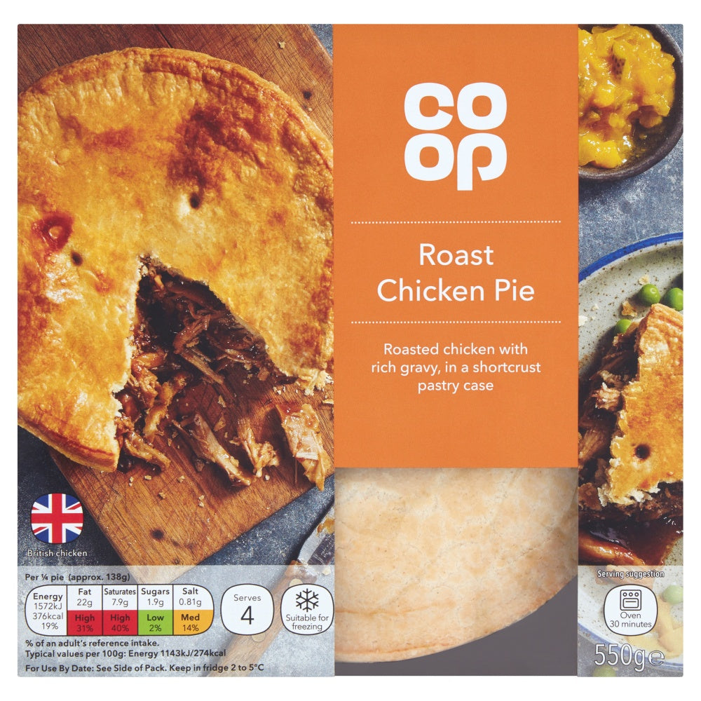 Co op  Chicken & Gravy Pie 500g