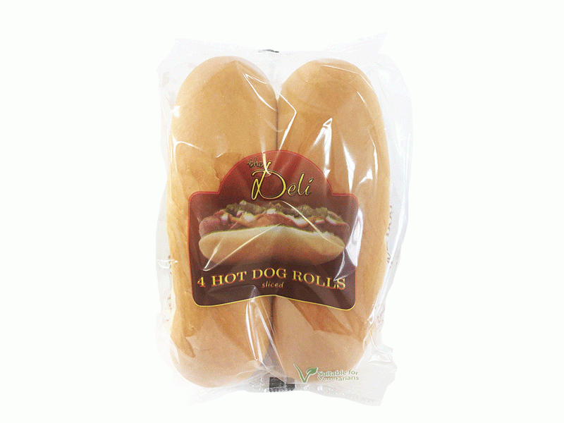 The Deli 4 Hot Dog Rolls