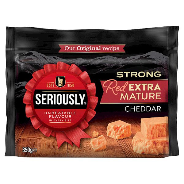 Seriously Strong Red Extra Mature Cheddar 350g