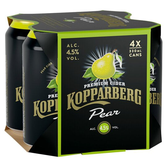 Kopparberg Pear Cider 4 x 330ml 4%