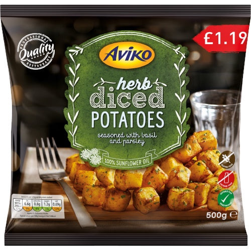 Aviko Herb Diced Potatoes 500g