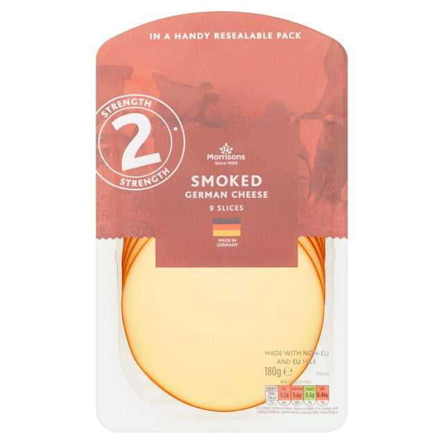 Morrisons Smoked Cheese Slices 180g