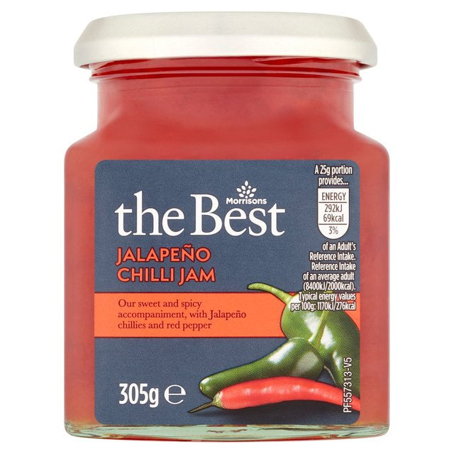 Morrisons The Best Jalapeno Chilli Jam Chutney 305g