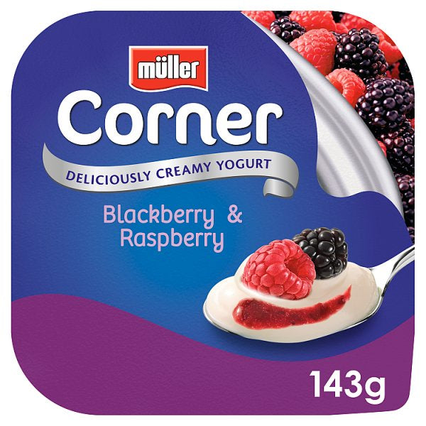 Muller Fruit Corner Blackberry & Raspberry 136g