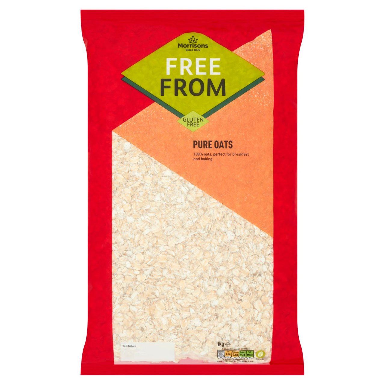 Morrisons Free From Gluten Free Oats 1kg