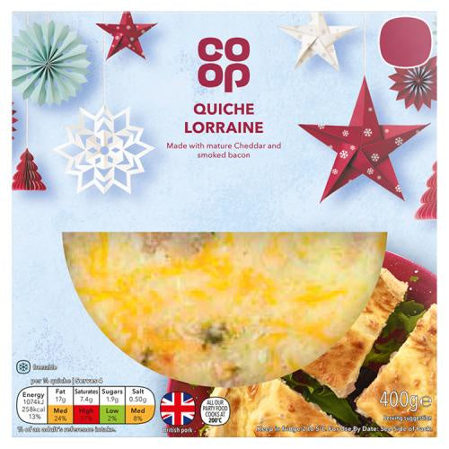 Co op Quiche Lorraine 400g