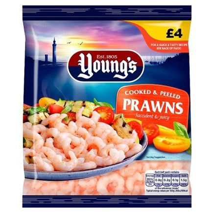 Youngs Prawns 180g