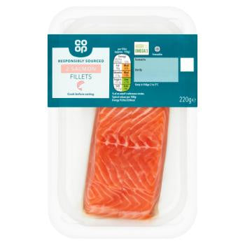 Co op Salmon Fillets 220g