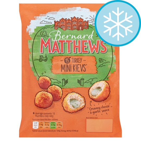 Bernard Matthews Mini Kievs Garlic & Herb 340g