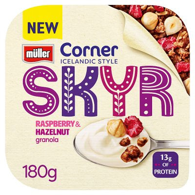 Muller Corner Skyr Raspberry Granola Yoghurt 180g