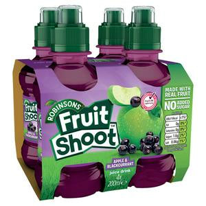 Robinsons Fruit Shoot Apple & Blackcurrant 4 x 200ml