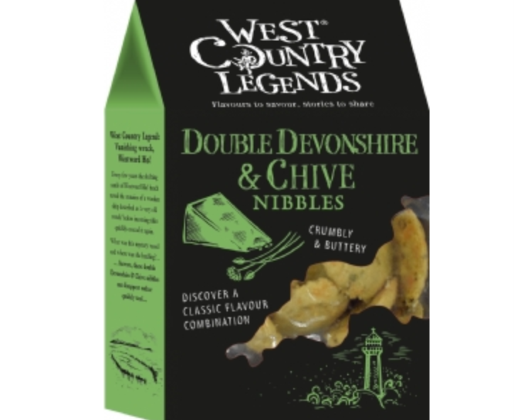 West Country Legends Double Devonshire & Chive Nibbles 85g