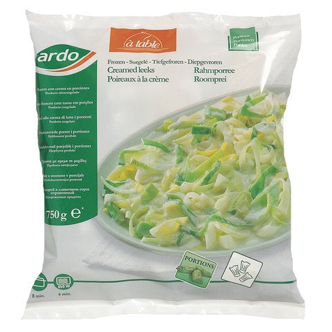 Ardo Creamed Leeks 750g