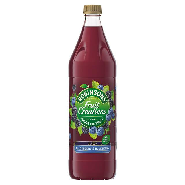 Robinsons Fruit Creations Blackberry & Blueberry 1L