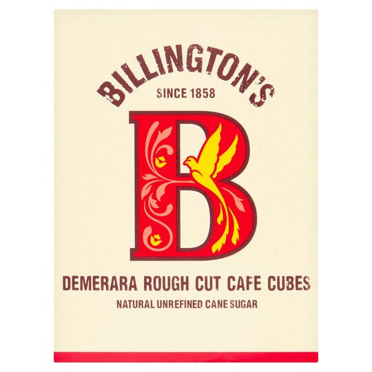 BillingtonS Demerara Cubes Natural Unrefined Cane Sugar 500g