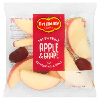 Del Monte Apple & Grape snack bags 80g