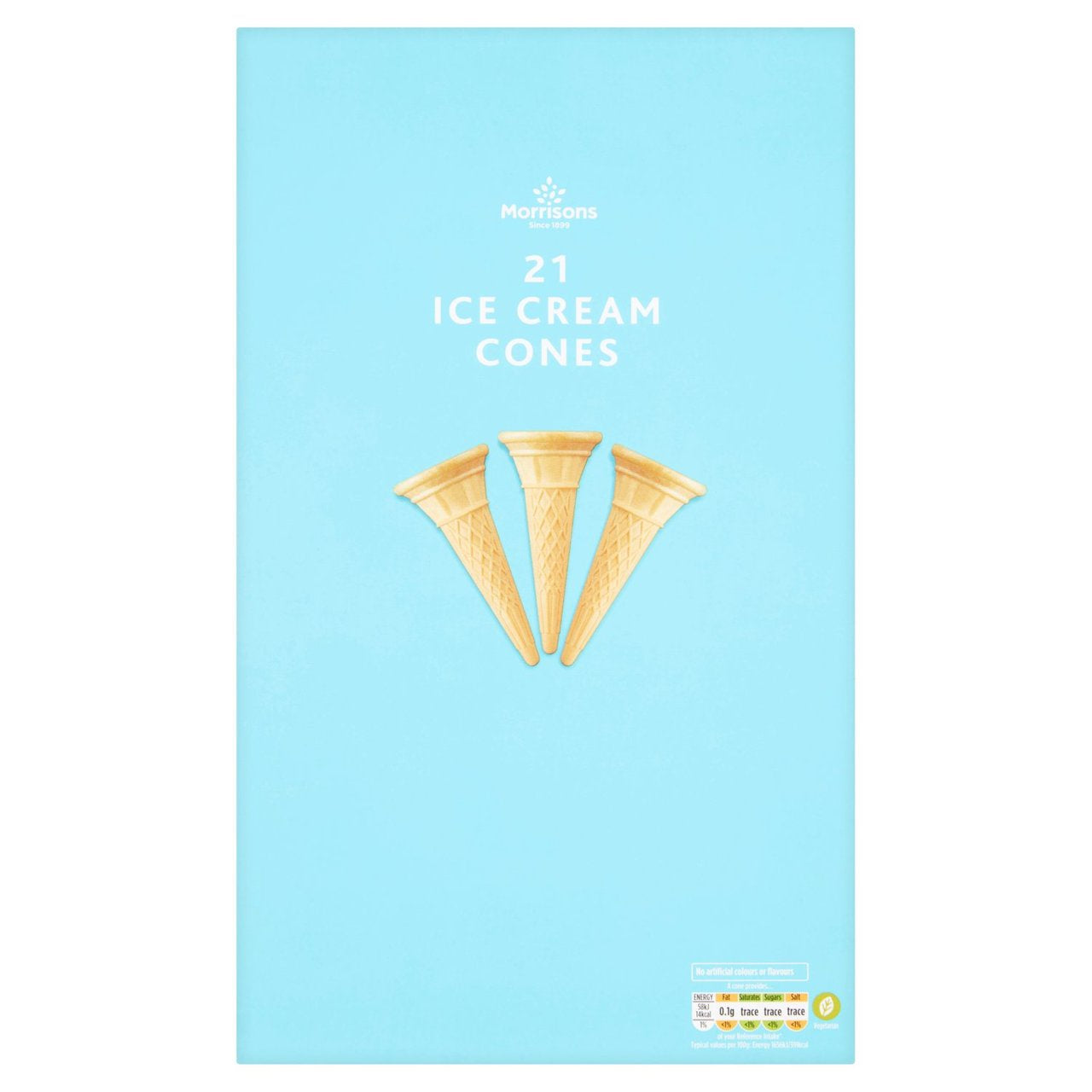 Morrisons Ice Cream Cones 21pk